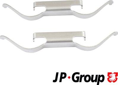 JP Group 1164006110 - Kit d'accessoires, plaquette de frein à disque cwaw.fr