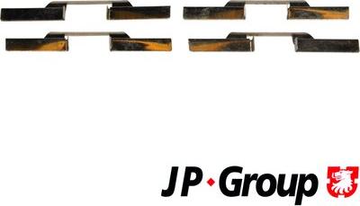 JP Group 1163650610 - Kit d'accessoires, plaquette de frein à disque cwaw.fr