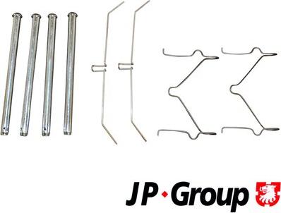 JP Group 1163650310 - Kit d'accessoires, plaquette de frein à disque cwaw.fr