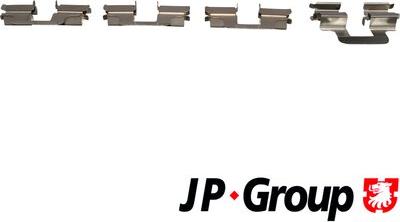 JP Group 1163651010 - Kit d'accessoires, plaquette de frein à disque cwaw.fr