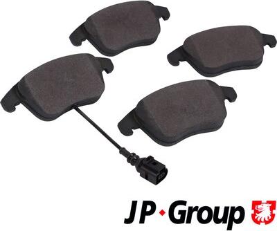 JP Group 1163609610 - Kit de plaquettes de frein, frein à disque cwaw.fr