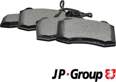 JP Group 1163609210 - Kit de plaquettes de frein, frein à disque cwaw.fr