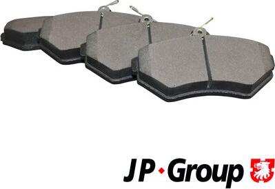 JP Group 1163604910 - Kit de plaquettes de frein, frein à disque cwaw.fr