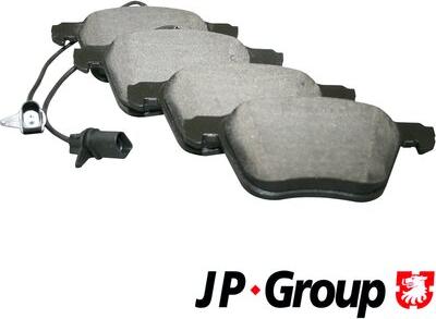 JP Group 1163604410 - Kit de plaquettes de frein, frein à disque cwaw.fr