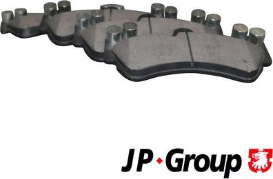 JP Group 1163604110 - Kit de plaquettes de frein, frein à disque cwaw.fr