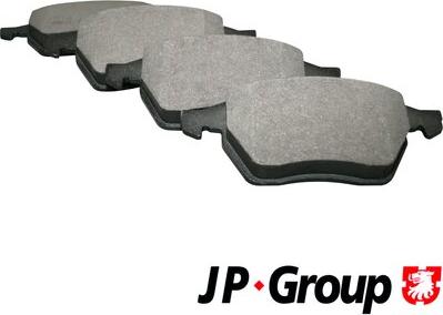 JP Group 1163604810 - Kit de plaquettes de frein, frein à disque cwaw.fr