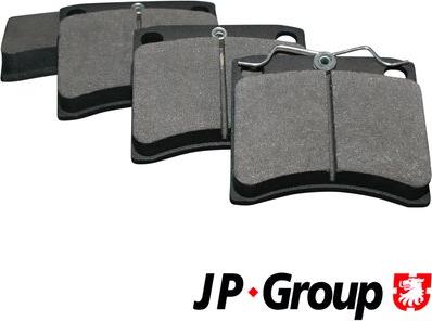 JP Group 1163606610 - Kit de plaquettes de frein, frein à disque cwaw.fr