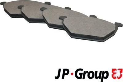 JP Group 1163600910 - Kit de plaquettes de frein, frein à disque cwaw.fr