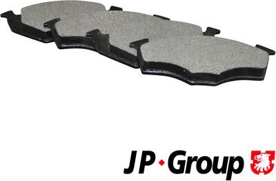 JP Group 1163600710 - Kit de plaquettes de frein, frein à disque cwaw.fr