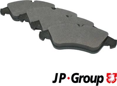 JP Group 1163601510 - Kit de plaquettes de frein, frein à disque cwaw.fr