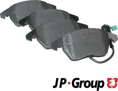 JP Group 1163601110 - Kit de plaquettes de frein, frein à disque cwaw.fr