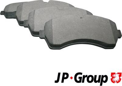 JP Group 1163601810 - Kit de plaquettes de frein, frein à disque cwaw.fr