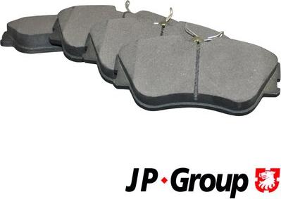 JP Group 1163603410 - Kit de plaquettes de frein, frein à disque cwaw.fr