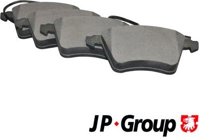 JP Group 1163603610 - Kit de plaquettes de frein, frein à disque cwaw.fr