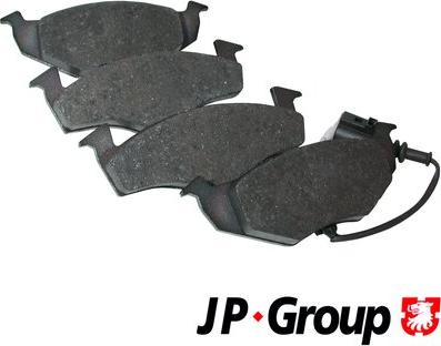 JP Group 1163603110 - Kit de plaquettes de frein, frein à disque cwaw.fr