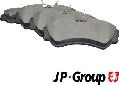 JP Group 1163603310 - Kit de plaquettes de frein, frein à disque cwaw.fr