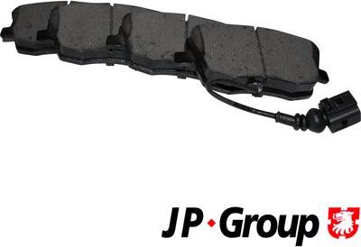 JP Group 1163603210 - Kit de plaquettes de frein, frein à disque cwaw.fr