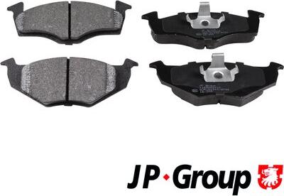 JP Group 1163602910 - Kit de plaquettes de frein, frein à disque cwaw.fr