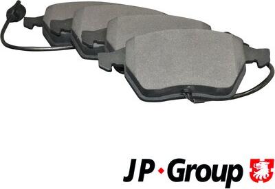 JP Group 1163602410 - Kit de plaquettes de frein, frein à disque cwaw.fr