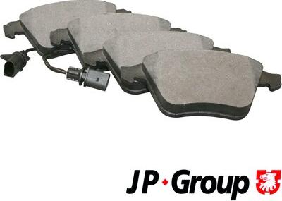 JP Group 1163602610 - Kit de plaquettes de frein, frein à disque cwaw.fr