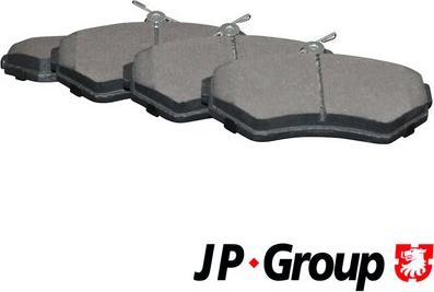 JP Group 1163602210 - Kit de plaquettes de frein, frein à disque cwaw.fr