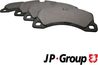 JP Group 1163607110 - Kit de plaquettes de frein, frein à disque cwaw.fr