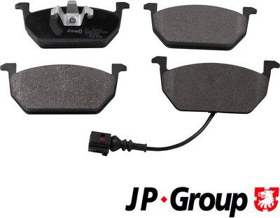 JP Group 1163614010 - Kit de plaquettes de frein, frein à disque cwaw.fr