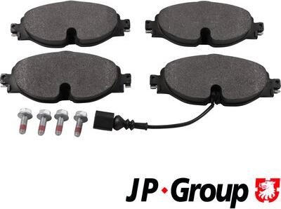 JP Group 1163613910 - Kit de plaquettes de frein, frein à disque cwaw.fr