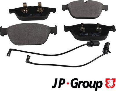 JP Group 1163613510 - Kit de plaquettes de frein, frein à disque cwaw.fr