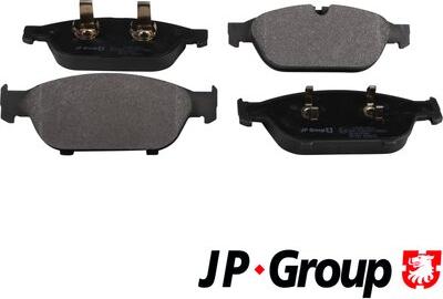 JP Group 1163613610 - Kit de plaquettes de frein, frein à disque cwaw.fr