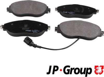 JP Group 1163613310 - Kit de plaquettes de frein, frein à disque cwaw.fr