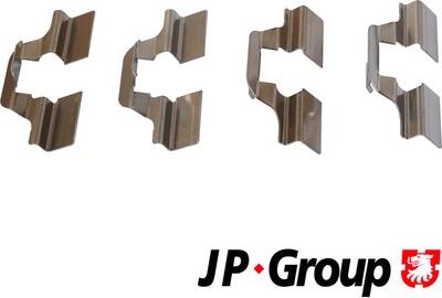 JP Group 1163750410 - Kit d'accessoires, plaquette de frein à disque cwaw.fr