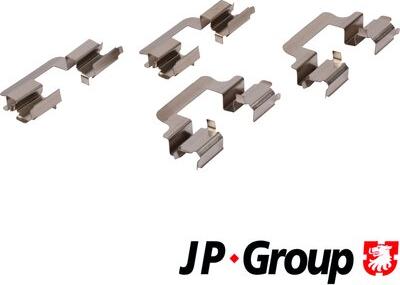 JP Group 1163750110 - Kit d'accessoires, plaquette de frein à disque cwaw.fr