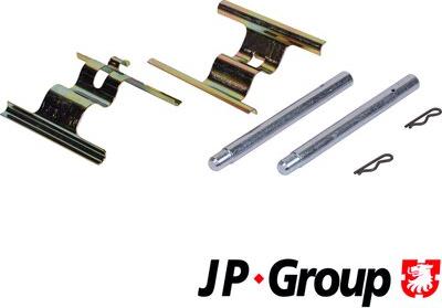 JP Group 1163750210 - Kit d'accessoires, plaquette de frein à disque cwaw.fr