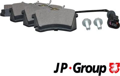 JP Group 1163705910 - Kit de plaquettes de frein, frein à disque cwaw.fr