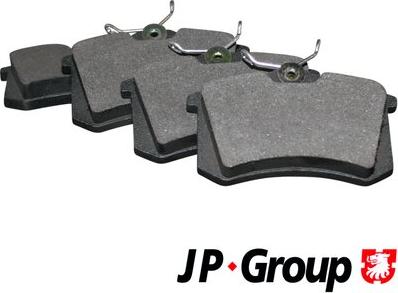 JP Group 1163705310 - Kit de plaquettes de frein, frein à disque cwaw.fr