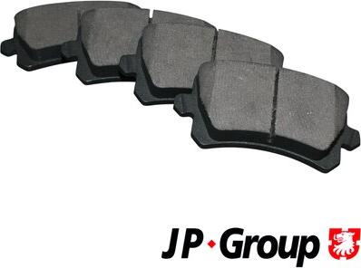 JP Group 1163706610 - Kit de plaquettes de frein, frein à disque cwaw.fr