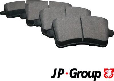 JP Group 1163706810 - Kit de plaquettes de frein, frein à disque cwaw.fr