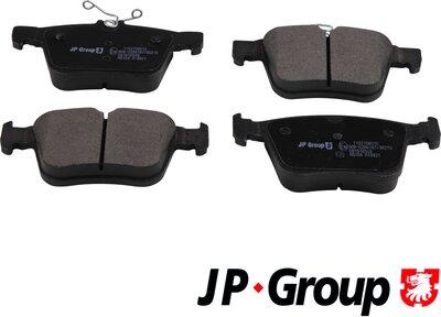 JP Group 1163708610 - Kit de plaquettes de frein, frein à disque cwaw.fr