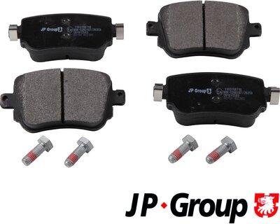 JP Group 1163708710 - Kit de plaquettes de frein, frein à disque cwaw.fr