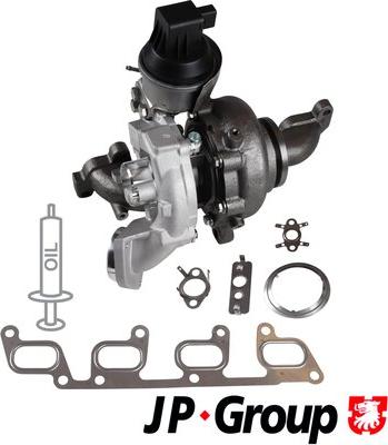 JP Group 1117409100 - Turbocompresseur, suralimentation cwaw.fr