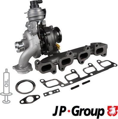 JP Group 1117404100 - Turbocompresseur, suralimentation cwaw.fr