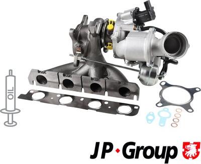 JP Group 1117408000 - Turbocompresseur, suralimentation cwaw.fr