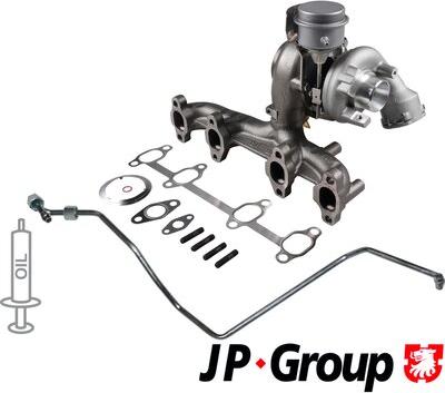 JP Group 1117800710 - Turbocompresseur, suralimentation cwaw.fr