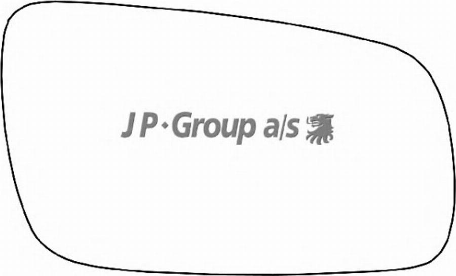 JP Group 1189300880 - Verre de rétroviseur, rétroviseur extérieur cwaw.fr