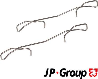 JP Group 1364003110 - Kit d'accessoires, plaquette de frein à disque cwaw.fr