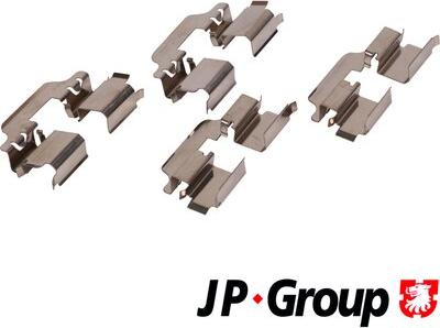 JP Group 1363650510 - Kit d'accessoires, plaquette de frein à disque cwaw.fr