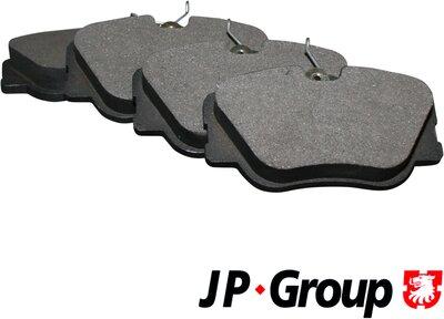 JP Group 1363600110 - Kit de plaquettes de frein, frein à disque cwaw.fr