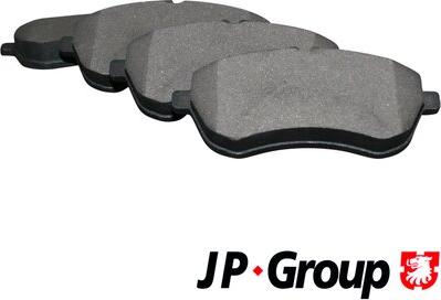 JP Group 1363601310 - Kit de plaquettes de frein, frein à disque cwaw.fr