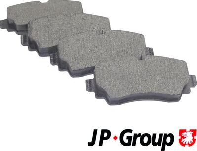 JP Group 1363601210 - Kit de plaquettes de frein, frein à disque cwaw.fr